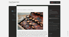 Desktop Screenshot of foodpeoplewant.com